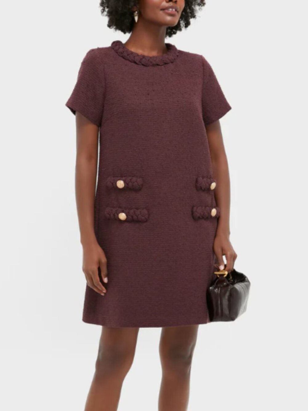 Winetasting Tweed Jackie Dress